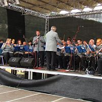 Bad Schandau, 26.6.2011, solo with Harmonie 1872 Kolin band